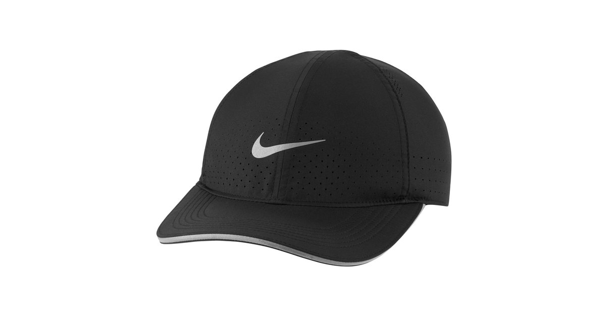 NIKE SPORTSWEAR DriFIT Aerobill Featherlight LaufCap schwarz