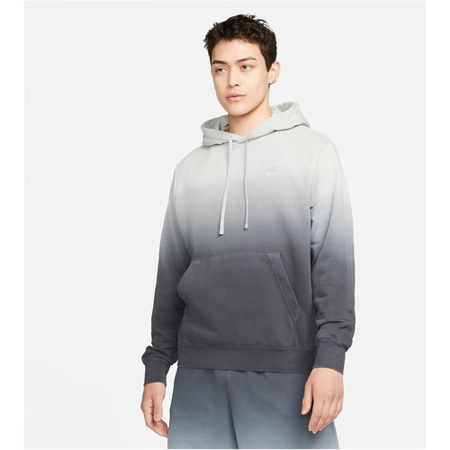 NIKE SPORTSWEAR Sportswear Club Fleece+ French Terry Dip-Dyed Hoodie Herren 070 - dk smoke grey/lt smoke grey 3XL