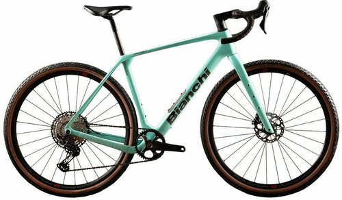 Bianchi Gravelbike  Arcadex Comp Carbon 2025 M/52 cm, Celeste frei Haus