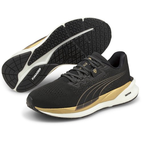 Puma Eternity Nitro Damen Laufschuhe black/team gold 37