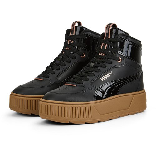 Puma Karmen Rebelle Mid-Top Winterized Plateau Sneaker gefüttert Damen black/black 37