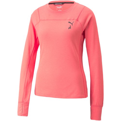 Puma Seasons Wool Long Sleeve langarm Laufshirt Damen salmon L