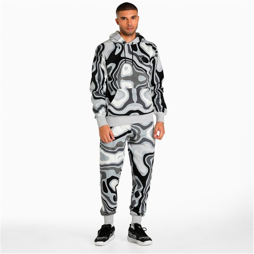 Puma Booster Ralph Print Basketball Hoodie Herren harbor mist L