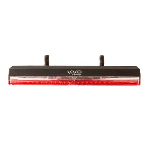 Spanninga Vivo Fahrradlicht LED Rücklicht Fahrrad Fahrradbeleuchtung StVZO Beleuchtung 80 mm Licht hinten für Dynamo