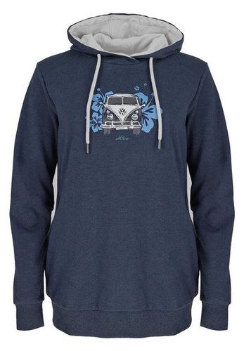 Elkline Hoodie High Hopes VW T1 Bulli Brust Stickerei Bio Baumwolle