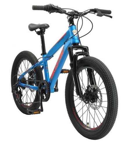 Bikestar Kinderfahrrad 20 Zoll Reifen 11 Zoll Rahmen, 7 Gang Shimano Tourney RD-TY300 Schaltwerk, Kettenschaltung, 20 Zoll