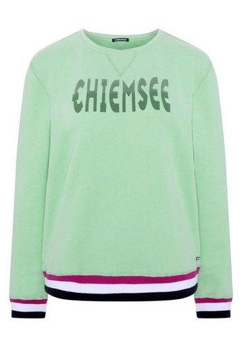 Chiemsee Sweatshirt Sweatshirt mit farblich abgesetztem Bündchen 1