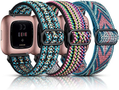 Resik Elastisches Band, für Fitbit Versa/Fitbit Versa Lite/Fitbit Versa 2