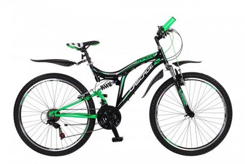 T&y Trade Mountainbike 26 Zoll Kinder Herren Fahrrad Rad Bike Mountainbike MTB Fully Cascade, 18 Gang Shimano, Kettenschaltung, 18 Shimano Gang,Kettenschaltung, Full Suspension, Federgabel