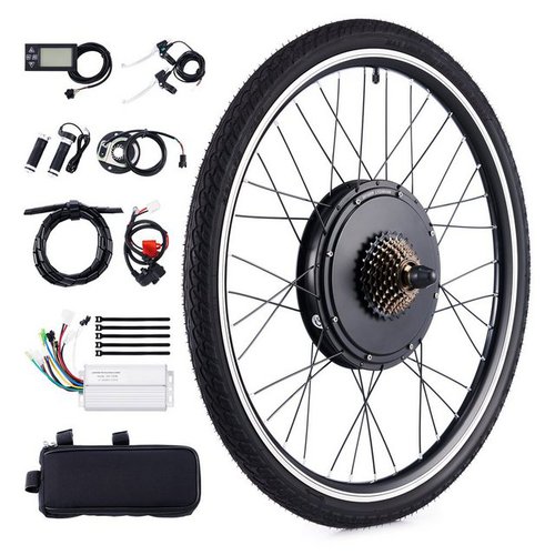Viribus S-Pedelec, 7 Gang, 26 Zoll LCD Hinterrad Kit Ebike Umbausatz