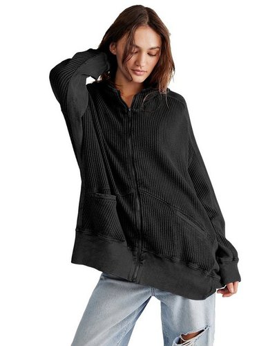 Trumsen Sweatshirt Hoodie Damen Kapuzensweatshirt mit