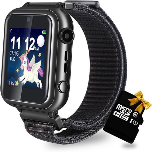 Retysaz Smartwatch (1,44 Zoll), Spaß & Sicherheit Vielseitige Kinder Smartwatch Spielen & Funktionen