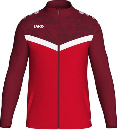 Jako Trainingsjacke Polyesterjacke Iconic rot/weinrot
