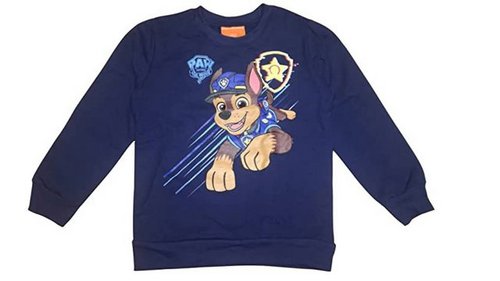 Paw Patrol Sweatshirt Jungen Sweatshirt "Chase" blau