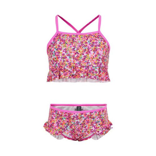 color kids BügelBikini Girls Bikini With Frills Kinder Bikinis
