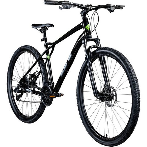 GT Mountainbike Aggressor Sport, 21 Gang Microshift FD-M20M Schaltwerk, Kettenschaltung, Mountainbike für Damen und Herren ab 155 cm MTB Hardtail 27,5 Zoll