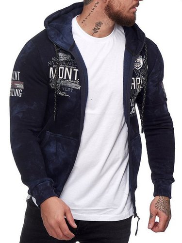 Code47 Hoodie Herren Pullover Sweatshirt Longsleeve Langarm Hoodie (Hoodie Kapuzenpullover Sweater, 1-tlg) Fitness Freizeit Casual