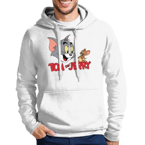 Blondie & Brownie Hoodie Herren Tom Jerry Cartoon Katze Maus Mit Kapuze