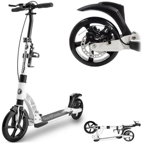 Hypermotion Scooter Roller für Erwachsene REGAMO - weiß