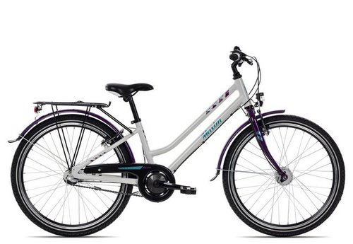 Maxim Kinderfahrrad Liria 24 3 Trapez, 3 Gang Shimano Nexus 3 SG-3C41 Rücktritt Schaltwerk, Nabenschaltung Rücktritt, Jugendfahrrad 24 Zoll weiß