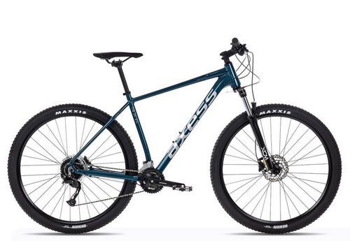 Axess Mountainbike TORRENT, 18 Gang Shimano RD-M3100 Alivio Schaltwerk, Kettenschaltung, MTB-Hardtail blau