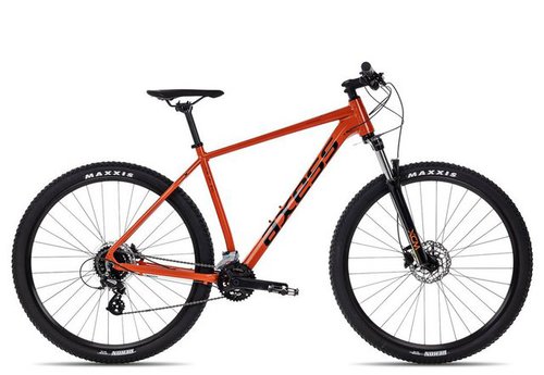 Axess Mountainbike DEBRIS, 16 Gang Shimano RD-M360 Acera 8 Schaltwerk, Kettenschaltung, MTB-Hardtail rot/orange