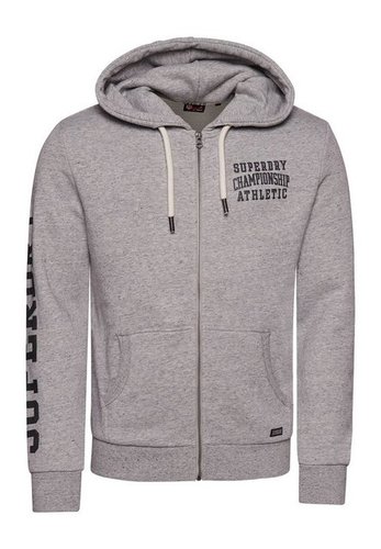 Superdry Sweatshirt Zipper VINTAGE GYM ATHLETIC ZIPHOOD Athletic Grey Marl