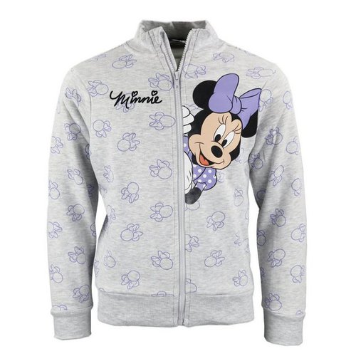 Disney Sweater Minnie Maus Mädchen Kinder Reißverschluss Pullover Pulli Gr. 98-128