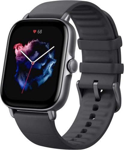 Amazfit Smartwatch (1,75 Zoll, Android iOS), Herzfrequenz, SpO2 und Stresslevel150 GPS-Sportmodi 5 ATM wasserdicht