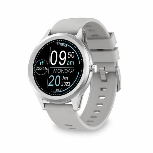 Ksix Smartwatch, Smartwatch Globe Silberfarben
