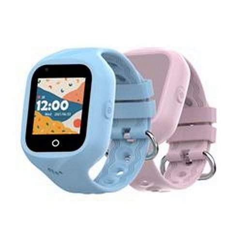 Celly Smartwatch, Smartwatch für Kinder KIDSWATCH4G Schwarz Azul,rosa