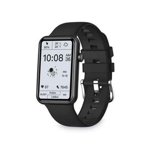 Ksix Smartwatch, Smartwatch Tube 1,57" Schwarz