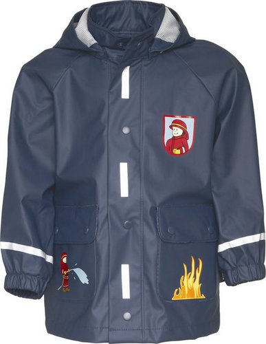 Playshoes Regenjacke Regen-Mantel Feuerwehr