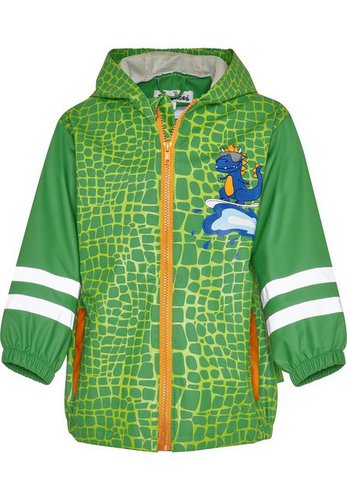Playshoes Regenjacke Regen-Mantel Dino