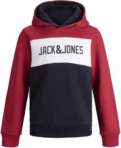 Jack & Jones Junior Sweatshirt JJELOGO BLOCKING SWEAT HOOD JNR