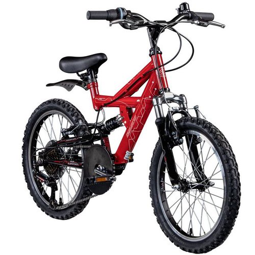 Galano Mountainbike FS180, 6 Gang, Kettenschaltung, 20 Zoll Kinderfahrrad ab 6 Jahre 120-135 cm für Mädchen und Jungen