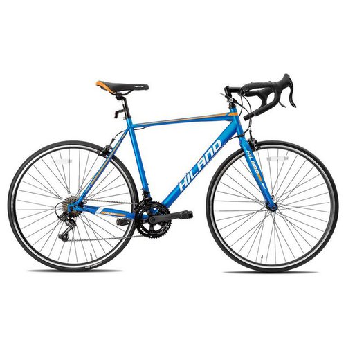 Hiland Rennrad 28 Zoll Rennrder Stahl 700C City Commuter Fahrrad Herren  Damen, 12 Gang Shimano Tourney