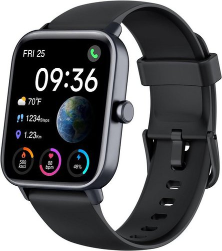 Enomir IDW19 Smartwatch (1.8 Zoll, Android/iOS), Smartwatch für Frauen: Bluetooth-Anrufe, 24H Herzfrequenz, wasserdicht