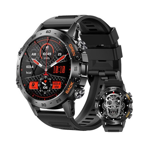 Masbekte Damen Sportuhr, Herren Smartwatch, Smartuhr, Fitnessuhr Smartwatch mit Telefonfunktion/WhatsApp Notiz/Fitness Tracker Uhr, IP68 Wasserdicht/1.39" Voll Touchscreen mit Blutsauerstoff/Pulsmesser, Sportuhr/Schrittzähler/Schlafmonitor/Aktivitätstracker für iOS/Android