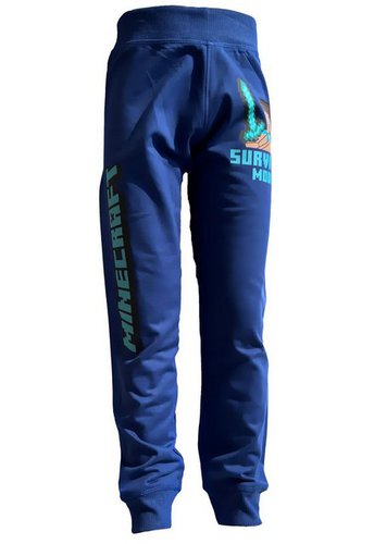Minecraft Jogginghose Jogginghose in Blau Gr. 116 128 134 140 152