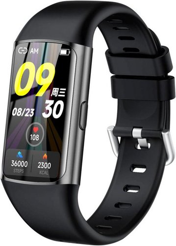 Tipmant Smartwatch (1,47 Zoll, Android, iOS), Mit Pulsmesser Schlafmonitor Schrittzähler WasserdichtIP68 Fitness Uhr