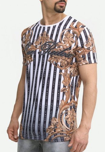 Code47 T-Shirt Herren T-Shirt Tee Printshirt Polo Oberteil Designer Shortsleev (Longsleeve Shirt, 1-tlg)