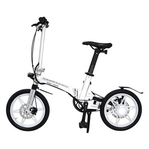 Directin E-Bike Ebike Klapprad Ultraleicht Magnesium Legierung 16 Zoll 250W E Faltbike, 3 Gang, Automatikschaltung, Hinterradmotor, 252,00 Wh AKKU, (Mit Akku-Ladegerät, mit Wrkzeug, Mit Luftpume), Ultra leicht, Super kompakt, 5 Sekunden faltbar, Einmaliges Design