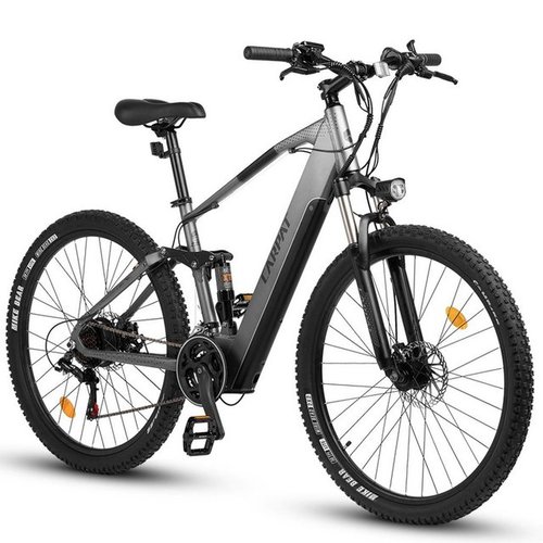 Carpat Sport E-Bike 28 Zoll Elektrofahrrad Pedelec E-Citybike für Herren Damen, 21 Gang Shimano Altus Schaltwerk, Kettenschaltung, Heckmotor, 374,40 Wh akku, (E-Mountainbike mit akku-ladegerat, mit werkzeug), Aluminium Rahmen, Fully E-bike Cityrad