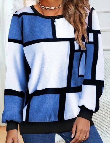 Zanmax Sweatshirt Modische Pullover-Sweatshirts für Damen im Herbst und Winter (1-tlg)