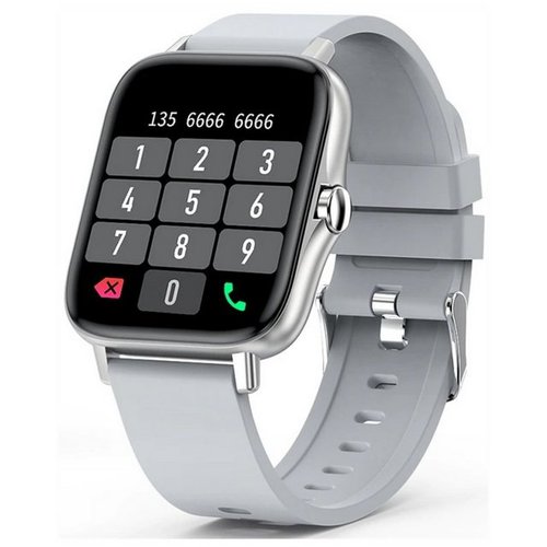Maxcom Harmony Touch Fitness Smartwatch Silber Smartwatch, 1-tlg.