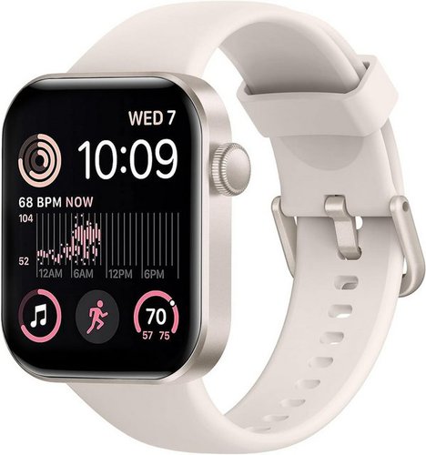 Ddxcaw Integriertes Mikrofon für Bluetooth-Anrufe Smartwatch (1,85 Zoll, Android, iOS), mit Telefonfunktion 140+ Sportmodi Impermeabile IP68 Fitnessuhrmit