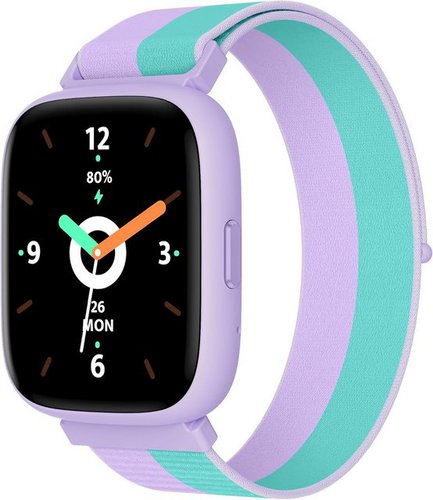 Biggerfive Fur Kinder mit/ohne App, Fitness Tracker 5 Puzzlespiele Smartwatch (1.8 Zoll, Android / iOS), Mit Schrittzähler, 24/7 Puls, IP68 Wasserdicht, Schlafmonitor, Wecker