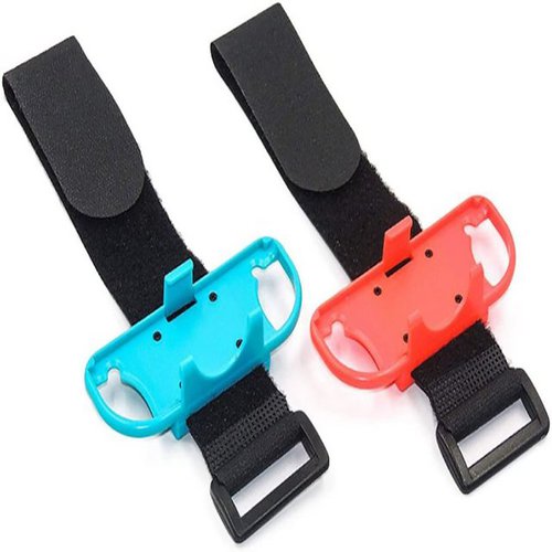 Fortunesn 2 Stück Armband für Just Dance 2022 2021 2020 2019 Verstellbarer Elastischer Armbinden Gurt Kompatibel mit Nintendo Switch Joy Con Controller Sportspiel(Fit für 3,15-7,5 Zoll Handgelenk)