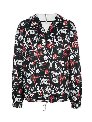 Amy Vermont Sweatshirt Sweatshirt mit effektvollem allover Print